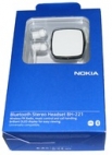 Nokia Bluetooth слушалка стерео Headset BH-221 Бяла