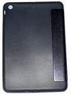 Калъф тип ТПУ и кожа за Apple iPad mini Черен