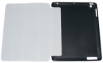 Калъф тип ТПУ и кожа за Apple iPad 2 и iPad 3 Черен