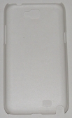 PC кейс твърд мат за Samsung N7100 Galaxy Note 2 Бял