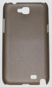 PC кейс твърд мат за Samsung N7100 Galaxy Note 2 Черен