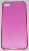 PC кейс твърд мат за Apple iPhone 4 Розов