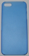 PC кейс твърд мат за Apple iPhone 5 Син
