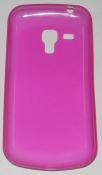 PC кейс мек мат гръб за Samsung S7562 Galaxy S Duos Розов 
