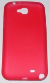 PC кейс мек мат за Samsung N7100 Galaxy Note 2 Червен