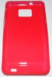 PC кейс мек матиран за Samsung I9100 Galaxy S2 Червен