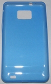 PC кейс мек матиран за Samsung I9100 Galaxy S2 Син