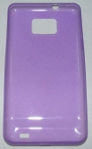 PC кейс мек матиран за Samsung I9100 Galaxy S2 Лилав