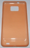 PC кейс мек матиран за Samsung I9100 Galaxy S2 Оранжев