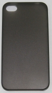 Мек матиран PC кейс за Apple iPhone 4 Черен