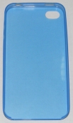 Мек матиран PC кейс за Apple iPhone 4 Син