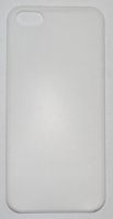 Мек матиран PC кейс за Apple iPhone 5 Бял