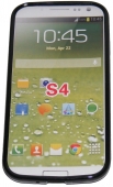 Твърд гръб за Samsung i9500 Galaxy S4 с апликация Черен 04