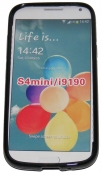 Твърд гръб за Samsung i9190 Galaxy S4 mini с апликация Черен 01