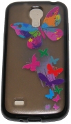 Твърд гръб за Samsung i9190 Galaxy S4 mini с апликация Черен 02