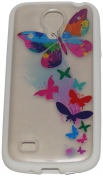 Твърд гръб за Samsung i9190 Galaxy S4 mini с апликация Бял 02