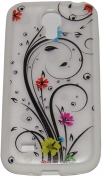 Твърд гръб за Samsung i9190 Galaxy S4 mini с апликация Бял 03