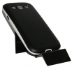 Силиконов калъф за Samsung i9300 Galaxy S3 с твърда лайсна Черен