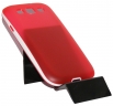 Силиконов калъф за Samsung i9300 Galaxy S3 с твърда лайсна Червен