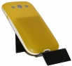 Силиконов калъф за Samsung i9300 Galaxy S3 с твърда лайсна Жълт
