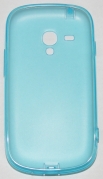 Силиконов гръб за Samsung i8190 Galaxy S3 mini с тапички Син