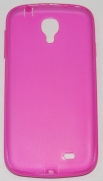 Силиконов гръб за Samsung i9500 Galaxy S4 с тапички Розов