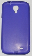 Силиконов гръб за Samsung i9500 Galaxy S4 с тапички Лилав