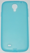 Силиконов гръб за Samsung i9500 Galaxy S4 с тапички Син