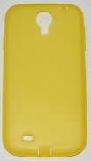 Силиконов гръб за Samsung i9500 Galaxy S4 с тапички Жълт