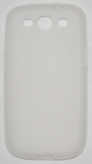 Силиконов гръб за Samsung i9300 Galaxy S3 с тапички Бял