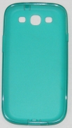 Силиконов гръб за Samsung i9300 Galaxy S3 с тапички Зелен