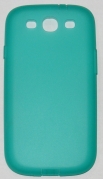 Силиконов гръб за Samsung i9300 Galaxy S3 с тапички Зелен