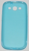 Силиконов гръб за Samsung i9300 Galaxy S3 с тапички Син