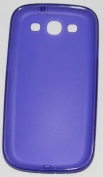 Силиконов гръб за Samsung i9300 Galaxy S3 с тапички Лилав