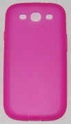 Силиконов гръб за Samsung i9300 Galaxy S3 с тапички Розов