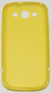 Силиконов гръб за Samsung i9300 Galaxy S3 с тапички Жълт