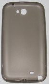 Силиконов гръб за Samsung N7100 Galaxy Note 2 с тапички Черен