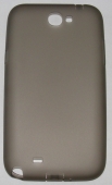 Силиконов гръб за Samsung N7100 Galaxy Note 2 с тапички Черен