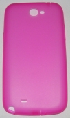 Силиконов гръб за Samsung N7100 Galaxy Note 2 с тапички Розов