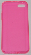 Силиконов гръб за Apple iPhone 5/5S с тапички Розов
