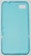 Силиконов гръб за BlackBerry Z10 с тапички Светло Син