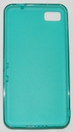 Силиконов гръб за BlackBerry Z10 с тапички Зелен