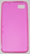 Силиконов гръб за BlackBerry Z10 с тапички Розов