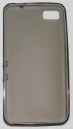 Силиконов гръб за BlackBerry Z10 с тапички Черен