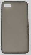 Силиконов гръб за BlackBerry Z10 с тапички Черен
