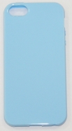 Силиконов гръб за Apple iPhone 5 Гланц Син