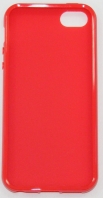 Силиконов гръб за Apple iPhone 5 Гланц Червен