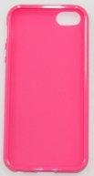 Силиконов гръб за Apple iPhone 5 Гланц Тъмно Розов