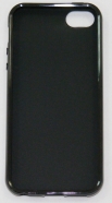 Силиконов гръб за Apple iPhone 5 Гланц Черен