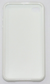Силиконов гръб за Apple iPhone 4 Гланц Бял
